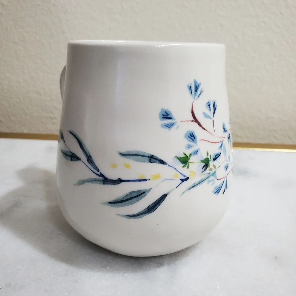 Anthropologie Floral Ceramic Mug - Picture 6 of 8